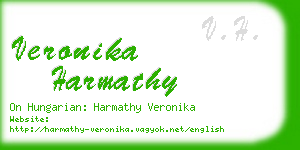 veronika harmathy business card